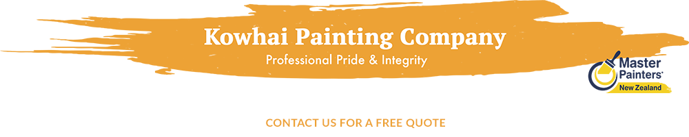 Kowhai Painting Company. Registered Master Painter